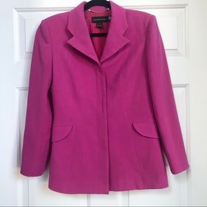 Classiques Entiers Pink Wool Jacket Size 2